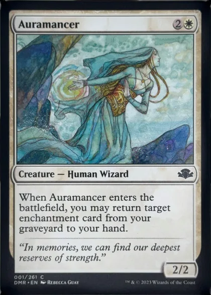 front of card