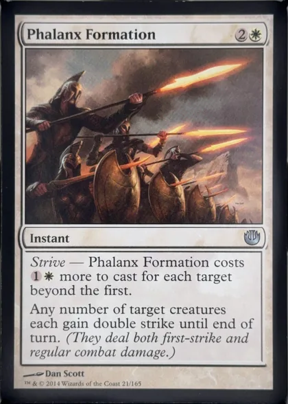 front of card