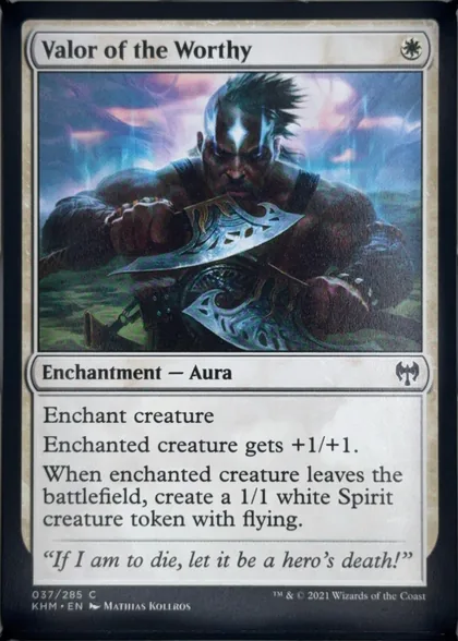 front of card
