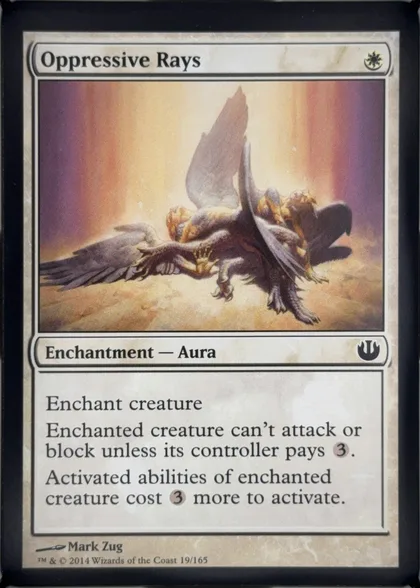 front of card