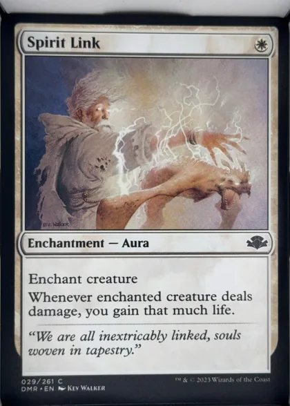 front of card