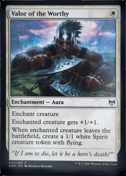 front of card