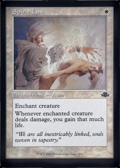 front of card