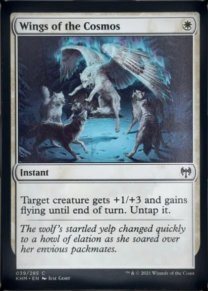 front of card