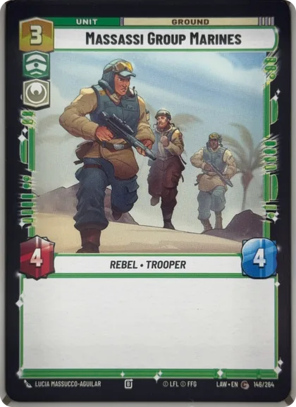 front of card