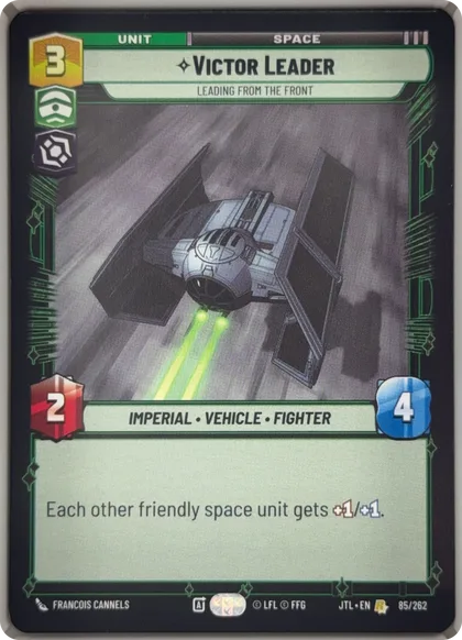 front of card