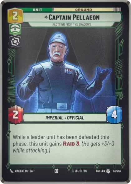 front of card