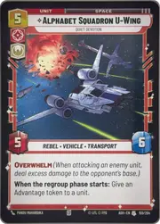 Alphabet Squadron U-Wing front