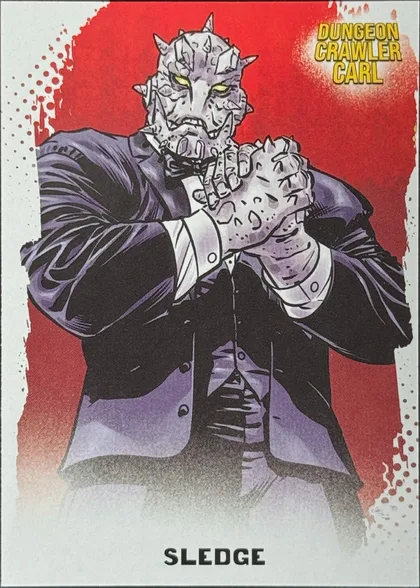 front of card