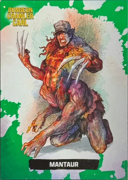front of card