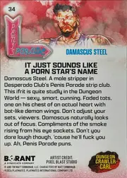 Damascus Steel back