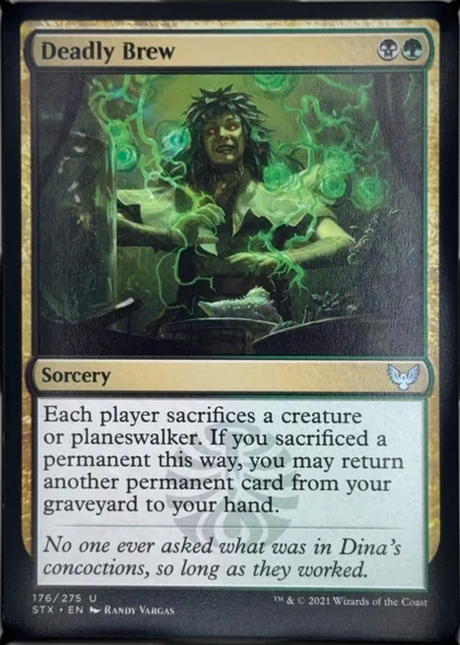 front of card