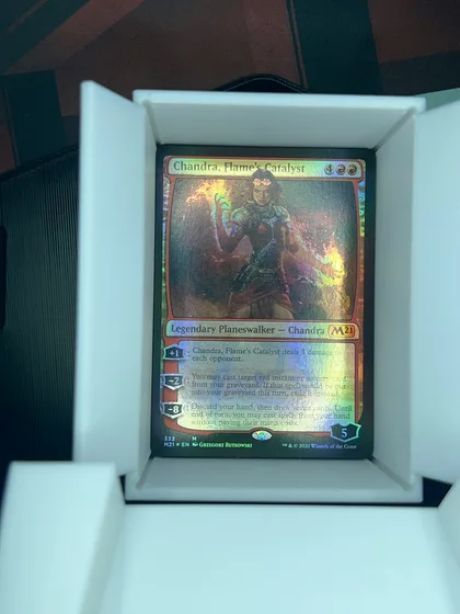 front of card