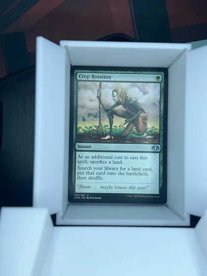 front of card