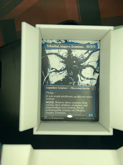 front of card