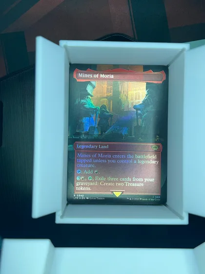 front of card