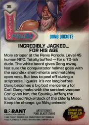 Dong Quixote back