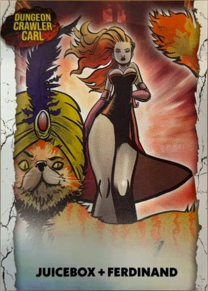 front of card