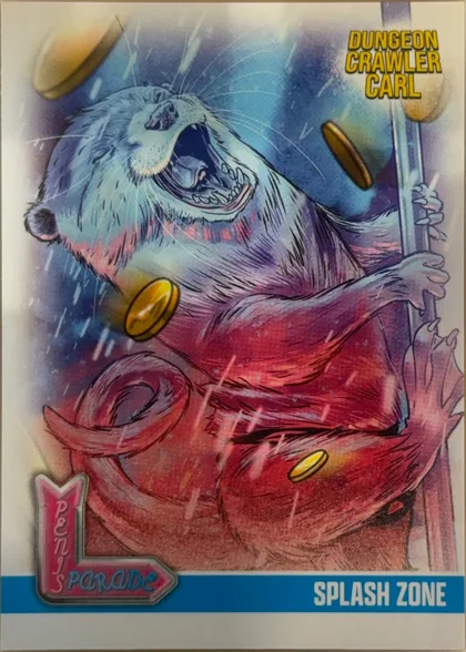 front of card