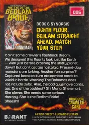 The Eye of the Bedlam Bride back