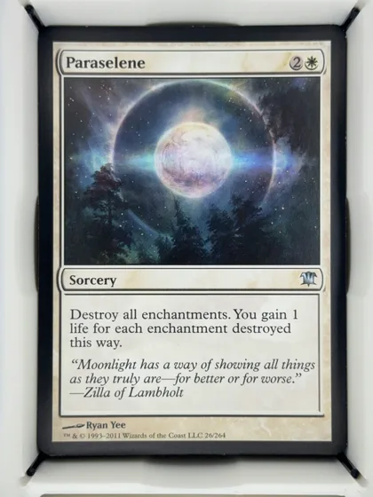 front of card