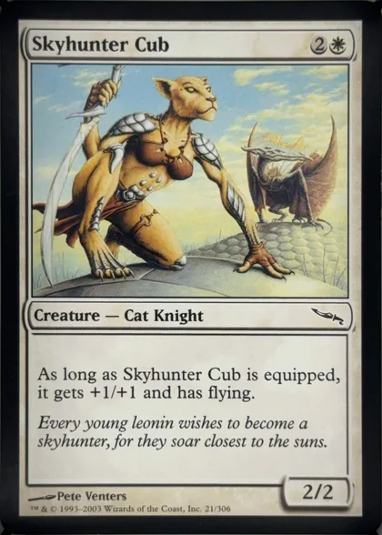 front of card
