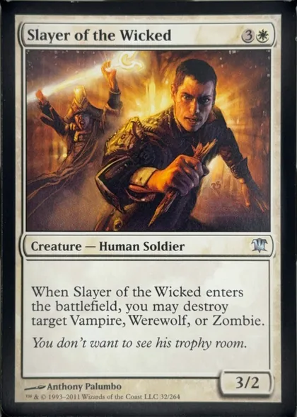 front of card