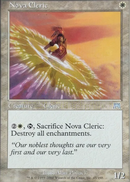 front of card