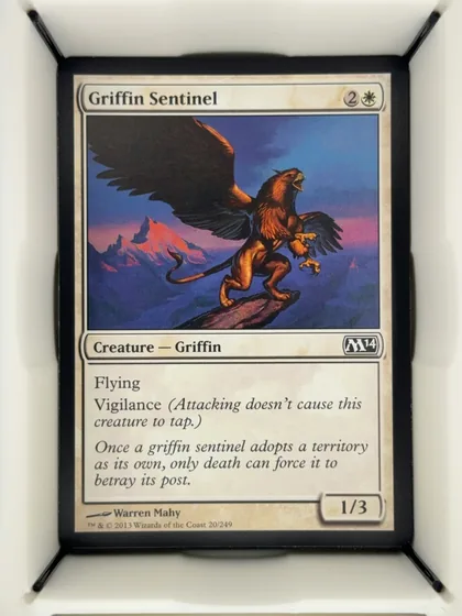 front of card