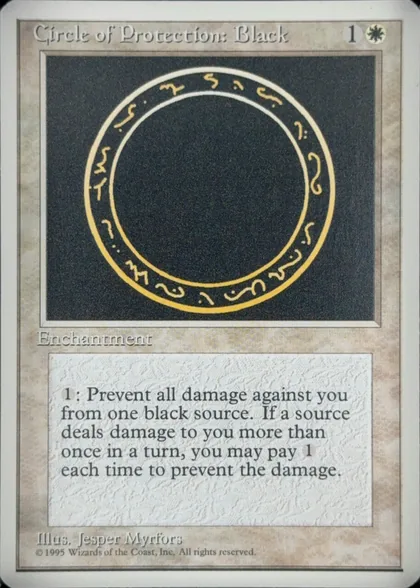 front of card