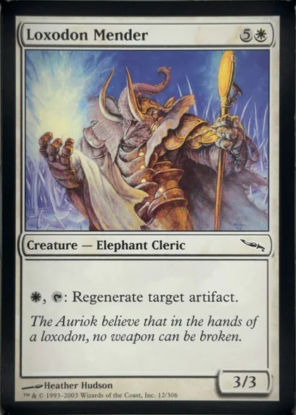 front of card