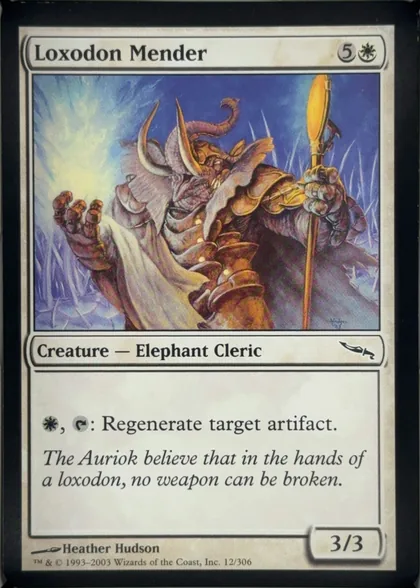 front of card