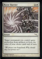 Razor Barrier front