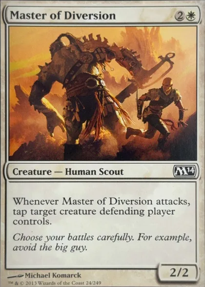 front of card