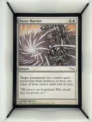 Razor Barrier front