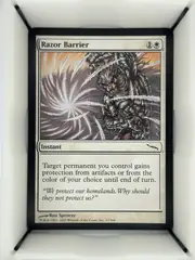 Razor Barrier front