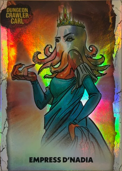 front of card