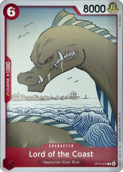 front of card