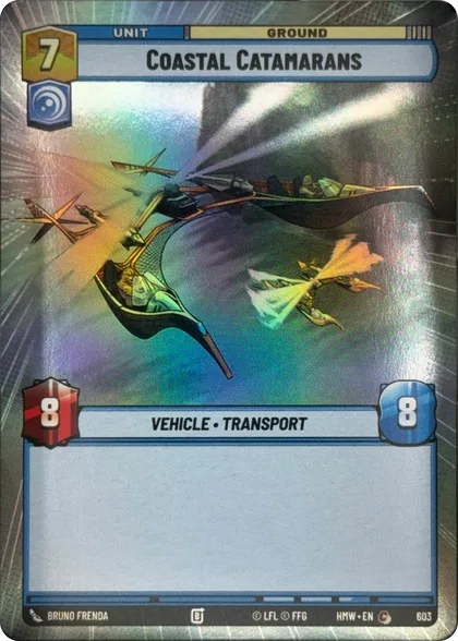 front of card