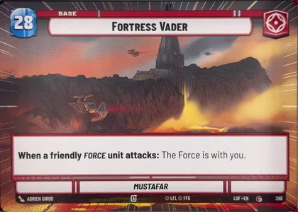 front of card