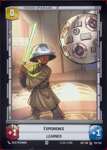 front of card