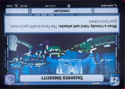 front of card