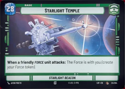 front of card