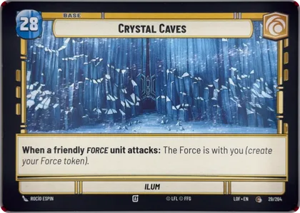 front of card