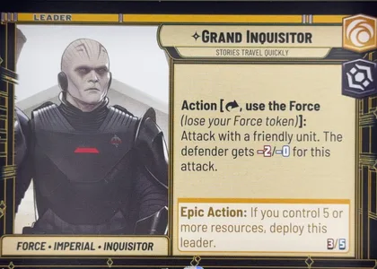 front of card