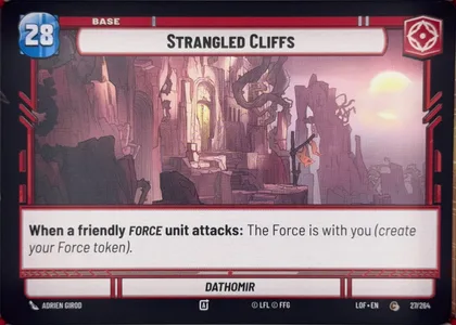 front of card