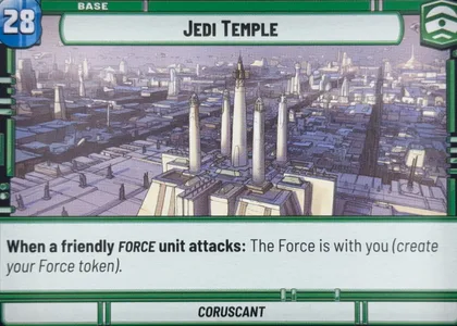 front of card