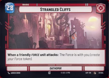front of card
