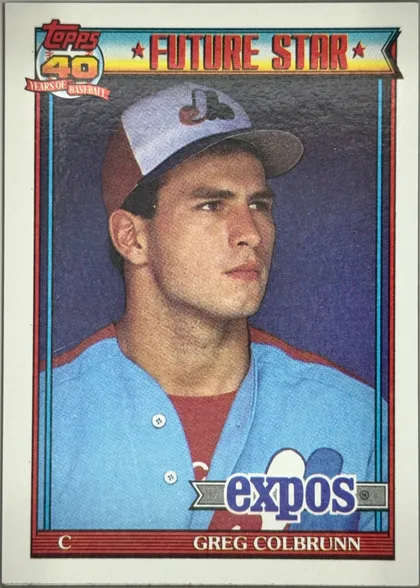 front of card