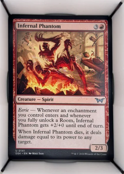 front of card